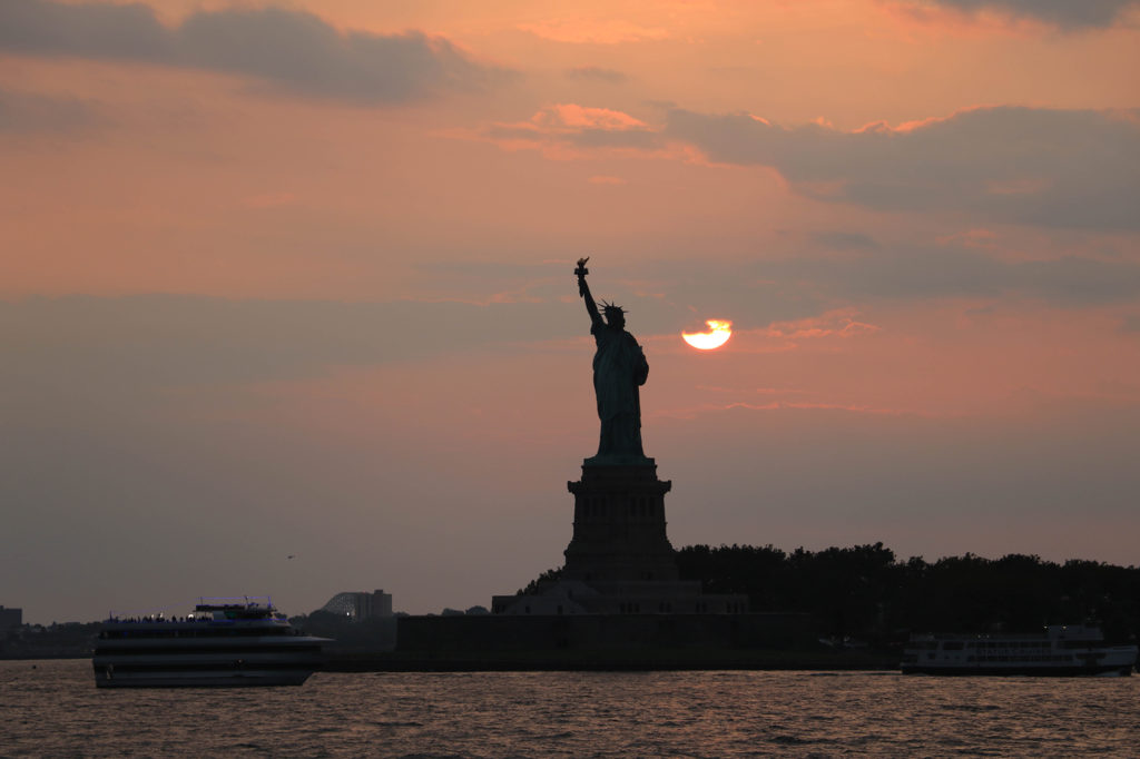 Statue de la liberté - Vue du ferry de Staten Island