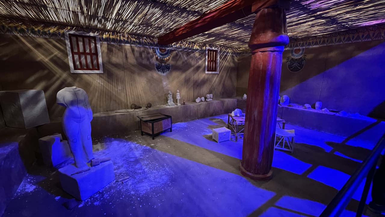 Atelier de sculpture Nefertiti - Toutankhamon