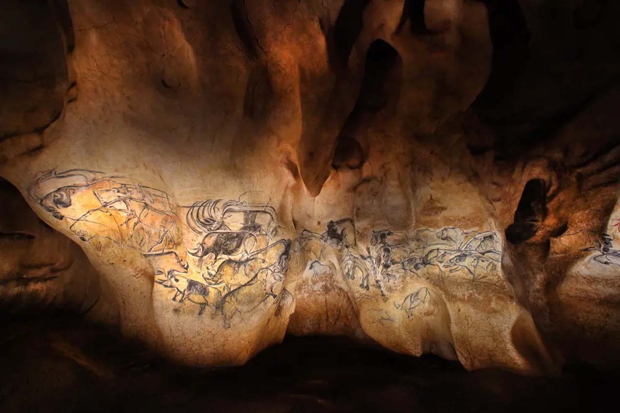 Grotte Chauvet 2 : peinture pariétale