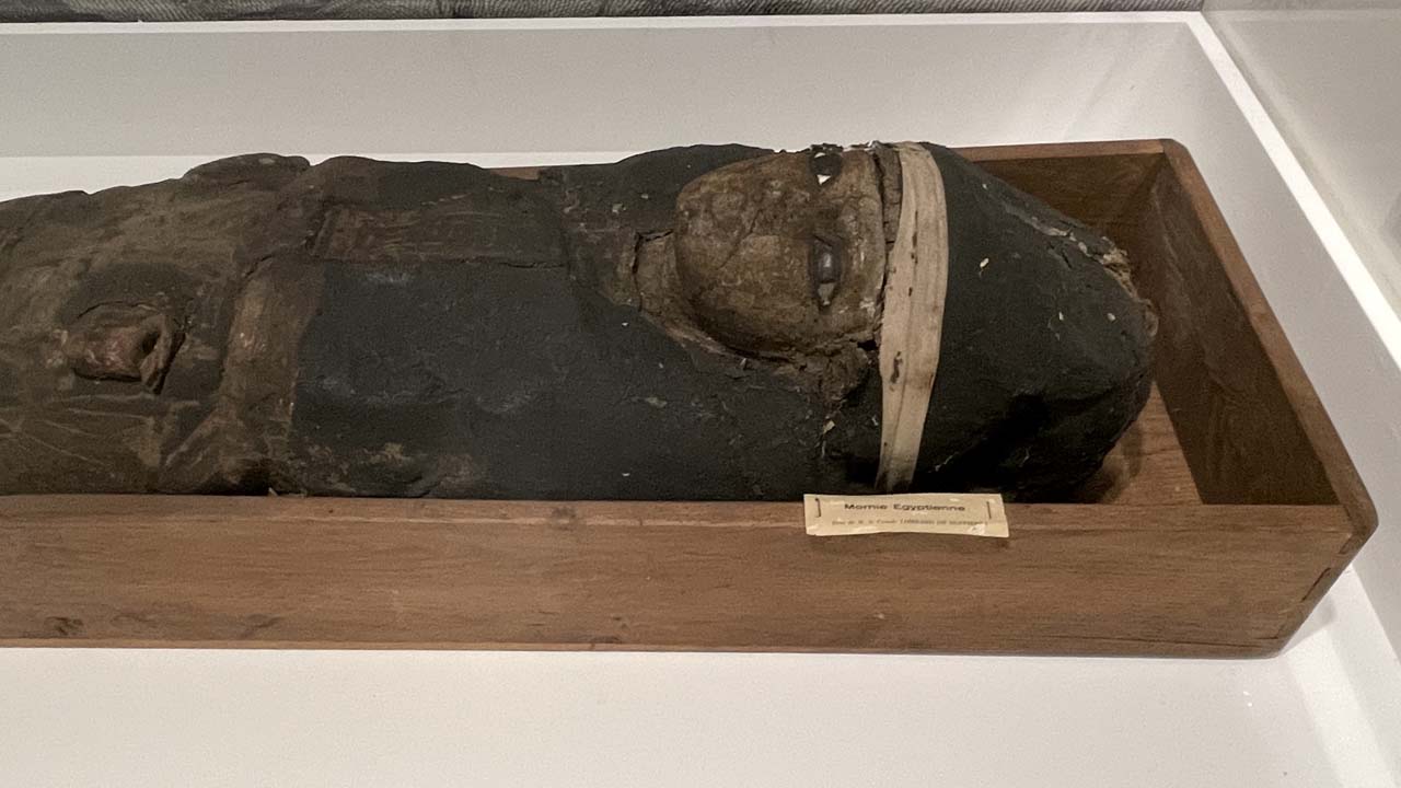 Carcan de momie égyptienne