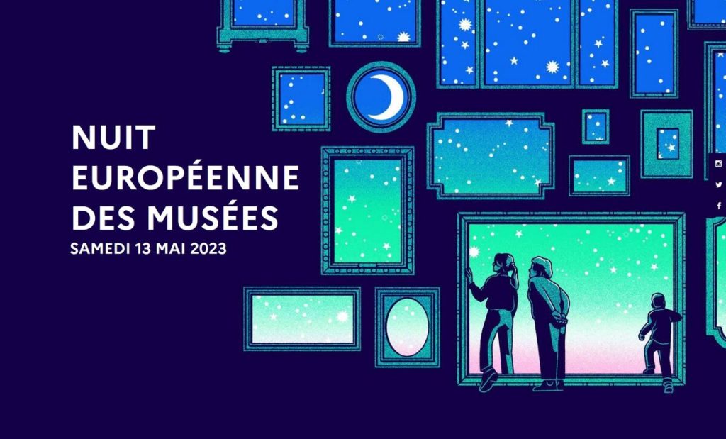 Affiche Nuit Européenne des Musées 2023